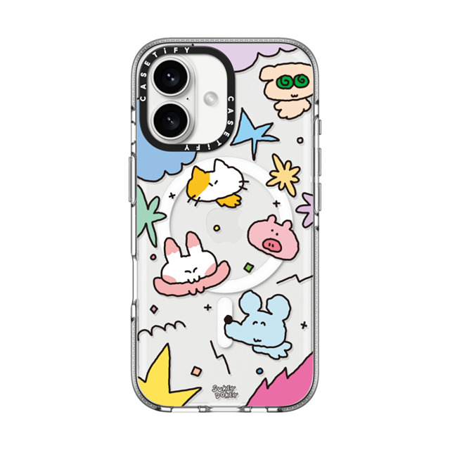 sukeydokey x CASETiFY iPhone 16 ケース クリア クリア ケース MagSafe対応 Sukeydokey Mini Mates Phone Case Back to School sukeydokey x CASETiFY iPhone 16 ケース クリア クリア ケース MagSafe対応 Sukeydokey Mini Mates Phone Case Back to School