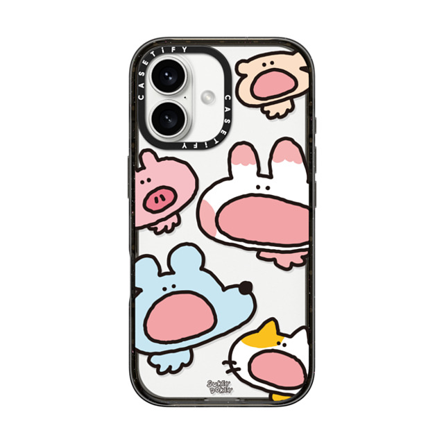 sukeydokey x CASETiFY iPhone 16 ケース ブラック インパクトケース Sukeydokey Aaaah! Phone Case Father's Day sukeydokey x CASETiFY iPhone 16 ケース ブラック インパクトケース Sukeydokey Aaaah! Phone Case Father's Day