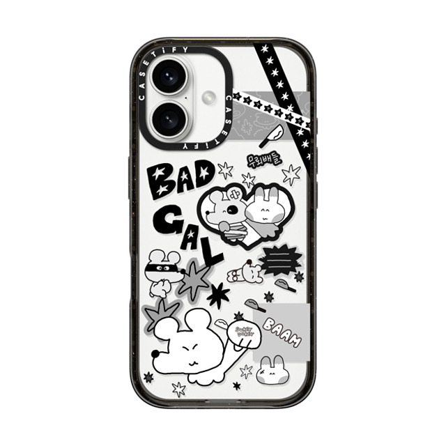 sukeydokey x CASETiFY iPhone 16 Case Black Impact Case Sukeydokey Bad Gal Phone Case Mother's Day sukeydokey x CASETiFY iPhone 16 Case Black Impact Case Sukeydokey Bad Gal Phone Case Mother's Day