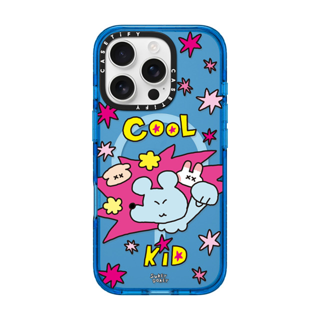 sukeydokey x CASETiFY iPhone 16 Pro ケース スカイブルー インパクトケース MagSafe対応 Sukeydokey Cool Kid Phone Case Back to School sukeydokey x CASETiFY iPhone 16 Pro ケース スカイブルー インパクトケース MagSafe対応 Sukeydokey Cool Kid Phone Case Back to School