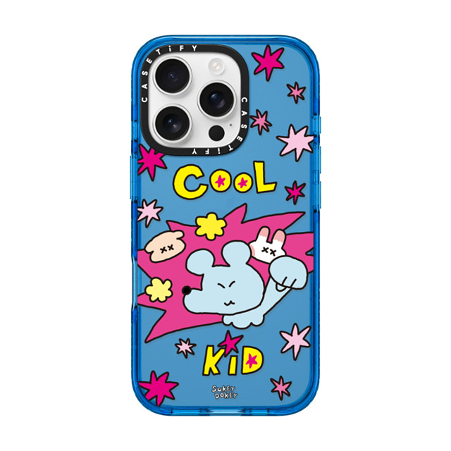 sukeydokey x CASETiFY iPhone 16 Pro ケース スカイブルー インパクトケース Sukeydokey Cool Kid Phone Case Back to School sukeydokey x CASETiFY iPhone 16 Pro ケース スカイブルー インパクトケース Sukeydokey Cool Kid Phone Case Back to School