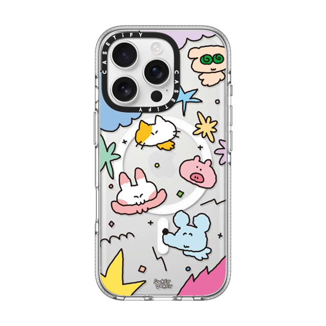 sukeydokey x CASETiFY iPhone 16 Pro ケース クリア クリア ケース MagSafe対応 Sukeydokey Mini Mates Phone Case Back to School sukeydokey x CASETiFY iPhone 16 Pro ケース クリア クリア ケース MagSafe対応 Sukeydokey Mini Mates Phone Case Back to School