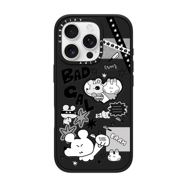 sukeydokey x CASETiFY iPhone 16 Pro ケース マットブラック インパクトケース MagSafe対応 Sukeydokey Bad Gal Phone Case Father's Day sukeydokey x CASETiFY iPhone 16 Pro ケース マットブラック インパクトケース MagSafe対応 Sukeydokey Bad Gal Phone Case Father's Day
