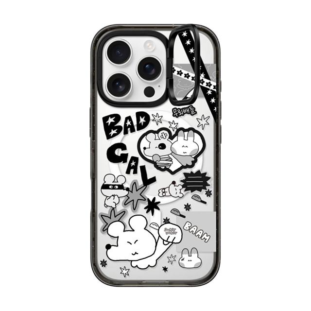sukeydokey x CASETiFY iPhone 16 Pro Case Black インパクトリングスタンドケース MagSafe対応 Sukeydokey Bad Gal Phone Case Father's Day sukeydokey x CASETiFY iPhone 16 Pro Case Black インパクトリングスタンドケース MagSafe対応 Sukeydokey Bad Gal Phone Case Father's Day