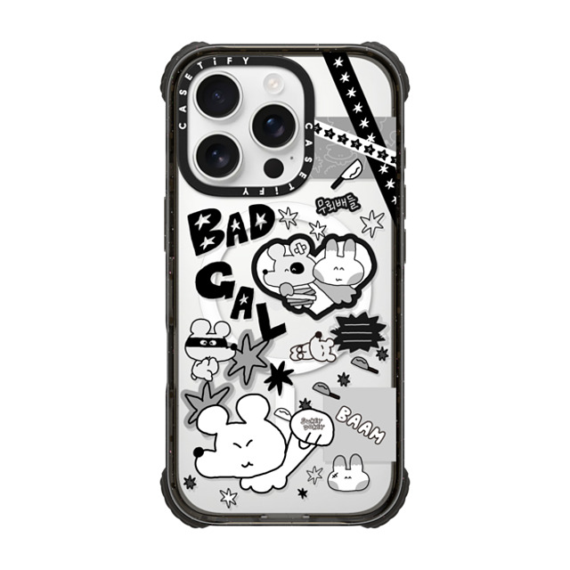 sukeydokey x CASETiFY iPhone 16 Pro Case Black ウルトラ インパクトケース MagSafe 対応 Sukeydokey Bad Gal Phone Case Father's Day sukeydokey x CASETiFY iPhone 16 Pro Case Black ウルトラ インパクトケース MagSafe 対応 Sukeydokey Bad Gal Phone Case Father's Day