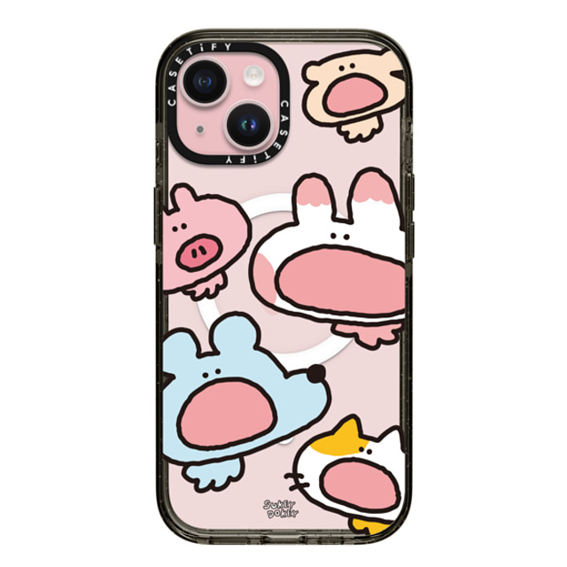 sukeydokey x CASETiFY iPhone 15 ケース ブラック インパクトケース MagSafe対応 Sukeydokey Aaaah! Phone Case Father's Day sukeydokey x CASETiFY iPhone 15 ケース ブラック インパクトケース MagSafe対応 Sukeydokey Aaaah! Phone Case Father's Day
