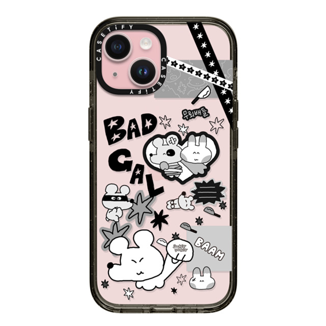 sukeydokey x CASETiFY iPhone 15 ケース ブラック インパクトケース Sukeydokey Bad Gal Phone Case Father's Day sukeydokey x CASETiFY iPhone 15 ケース ブラック インパクトケース Sukeydokey Bad Gal Phone Case Father's Day