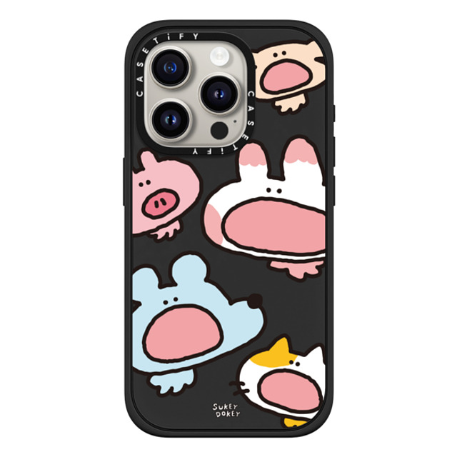 sukeydokey x CASETiFY iPhone 15 Pro Case Matte Black Impact Case MagSafe Compatible Sukeydokey Aaaah! Phone Case Back to School sukeydokey x CASETiFY iPhone 15 Pro Case Matte Black Impact Case MagSafe Compatible Sukeydokey Aaaah! Phone Case Back to School