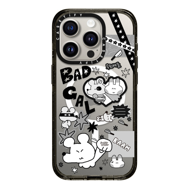 sukeydokey x CASETiFY iPhone 15 Pro ケース ブラック インパクトケース MagSafe対応 Sukeydokey Bad Gal Phone Case Father's Day sukeydokey x CASETiFY iPhone 15 Pro ケース ブラック インパクトケース MagSafe対応 Sukeydokey Bad Gal Phone Case Father's Day