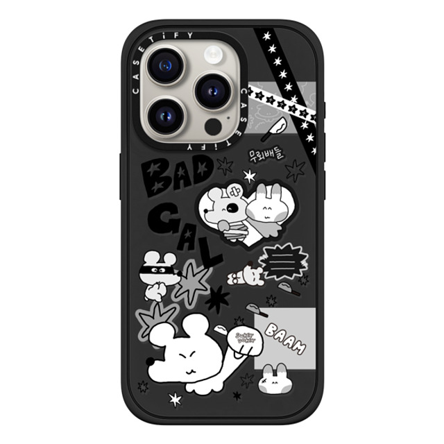 sukeydokey x CASETiFY iPhone 15 Pro ケース マットブラック インパクトケース MagSafe対応 Sukeydokey Bad Gal Phone Case Father's Day sukeydokey x CASETiFY iPhone 15 Pro ケース マットブラック インパクトケース MagSafe対応 Sukeydokey Bad Gal Phone Case Father's Day