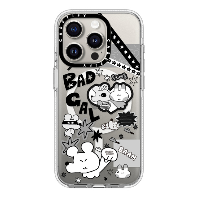 sukeydokey x CASETiFY iPhone 15 Pro Case Clear Clear Case MagSafe Compatible Sukeydokey Bad Gal Phone Case sukeydokey x CASETiFY iPhone 15 Pro Case Clear Clear Case MagSafe Compatible Sukeydokey Bad Gal Phone Case