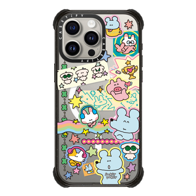 sukeydokey x CASETiFY iPhone 15 Pro Max Case Black ウルトラ インパクトケース MagSafe 対応 Sukeydokey Deco sticker Phone Case Mother's Day sukeydokey x CASETiFY iPhone 15 Pro Max Case Black ウルトラ インパクトケース MagSafe 対応 Sukeydokey Deco sticker Phone Case Mother's Day