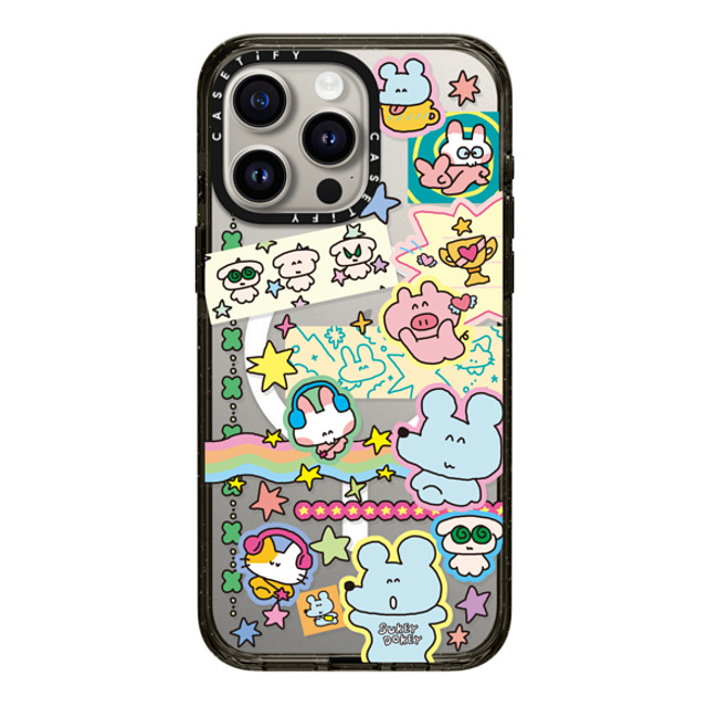 sukeydokey x CASETiFY iPhone 15 Pro Max Case Black Impact Case MagSafe Compatible Sukeydokey Deco sticker Phone Case Mother's Day sukeydokey x CASETiFY iPhone 15 Pro Max Case Black Impact Case MagSafe Compatible Sukeydokey Deco sticker Phone Case Mother's Day