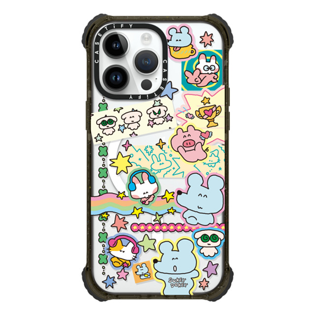 sukeydokey x CASETiFY iPhone 14 Pro Max ケース ブラック ウルトラ インパクトケース MagSafe 対応 Sukeydokey Deco sticker Phone Case Back to School sukeydokey x CASETiFY iPhone 14 Pro Max ケース ブラック ウルトラ インパクトケース MagSafe 対応 Sukeydokey Deco sticker Phone Case Back to School
