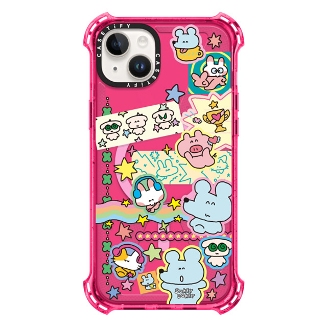 sukeydokey x CASETiFY iPhone 14 Plus ケース Bubble Gum バウンスケース Sukeydokey Deco sticker Phone Case Father's Day sukeydokey x CASETiFY iPhone 14 Plus ケース Bubble Gum バウンスケース Sukeydokey Deco sticker Phone Case Father's Day