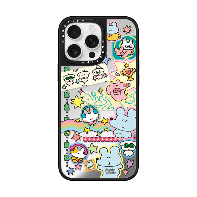 sukeydokey x CASETiFY iPhone 16 Pro Max ケース Silver on Black ミラーケース MagSafe対応 Sukeydokey Deco sticker Phone Case Father's Day sukeydokey x CASETiFY iPhone 16 Pro Max ケース Silver on Black ミラーケース MagSafe対応 Sukeydokey Deco sticker Phone Case Father's Day