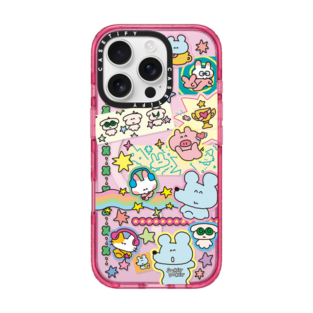 sukeydokey x CASETiFY iPhone 16 Pro ケース Pink Fizz インパクトケース MagSafe対応 Sukeydokey Deco sticker Phone Case Back to School sukeydokey x CASETiFY iPhone 16 Pro ケース Pink Fizz インパクトケース MagSafe対応 Sukeydokey Deco sticker Phone Case Back to School