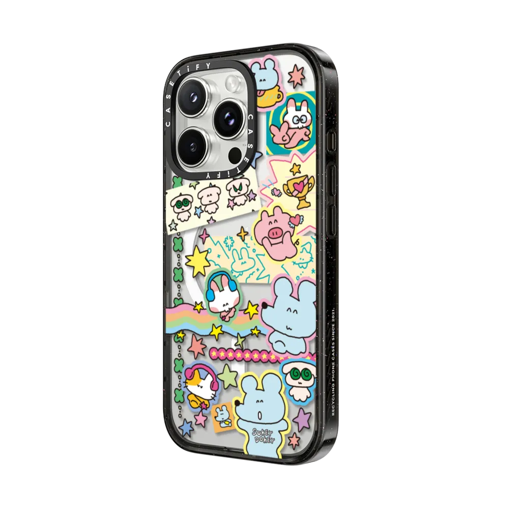 Impact iPhone 16 Pro Case MagSafe Compatible - Sukeydokey Deco sticker Phone Case