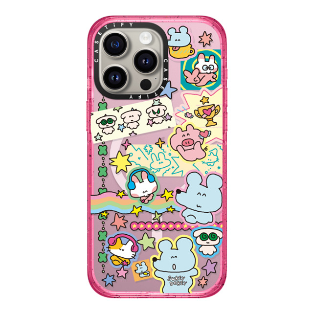sukeydokey x CASETiFY iPhone 15 Pro Max Case Pink Fizz Impact Case MagSafe Compatible Sukeydokey Deco sticker Phone Case Back to School sukeydokey x CASETiFY iPhone 15 Pro Max Case Pink Fizz Impact Case MagSafe Compatible Sukeydokey Deco sticker Phone Case Back to School