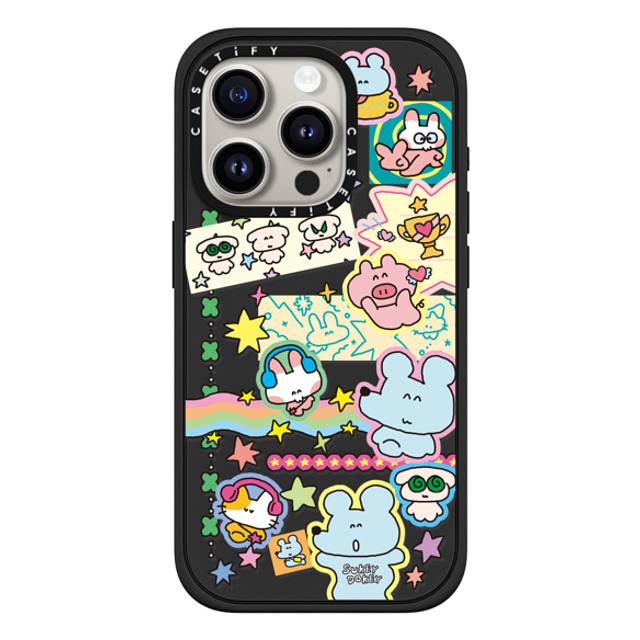 sukeydokey x CASETiFY iPhone 15 Pro Case マットブラック インパクトケース MagSafe対応 Sukeydokey Deco sticker Phone Case Mother's Day sukeydokey x CASETiFY iPhone 15 Pro Case マットブラック インパクトケース MagSafe対応 Sukeydokey Deco sticker Phone Case Mother's Day
