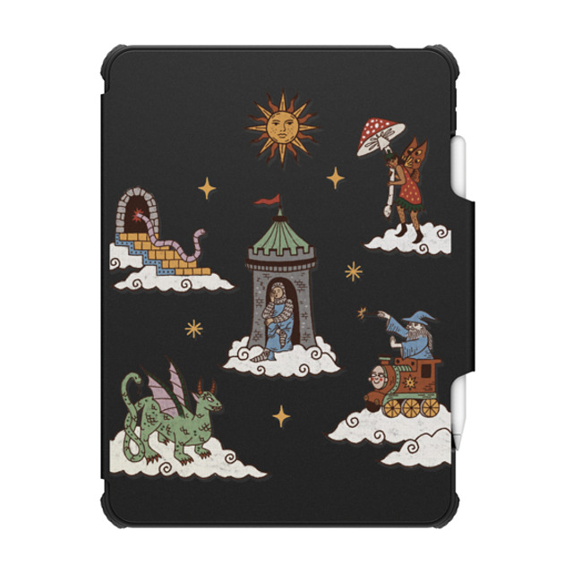 skumclub x CASETiFY iPad Air (第4/5世代) Surrealism ブラック インパクト フォリオ ケース up in the medieval clouds Father's Day skumclub x CASETiFY iPad Air (第4/5世代) Surrealism ブラック インパクト フォリオ ケース up in the medieval clouds Father's Day