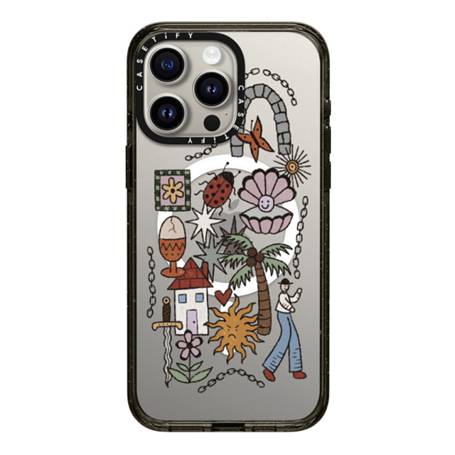 skumclub x CASETiFY iPhone 15 Pro Max ケース Floral,Surrealism ブラック インパクトケース MagSafe対応 stickers Back to School skumclub x CASETiFY iPhone 15 Pro Max ケース Floral,Surrealism ブラック インパクトケース MagSafe対応 stickers Back to School