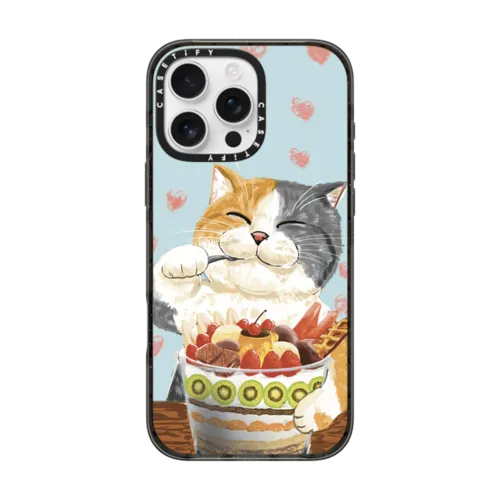 iPhone 16 Pro Max - Fruit parfait cat