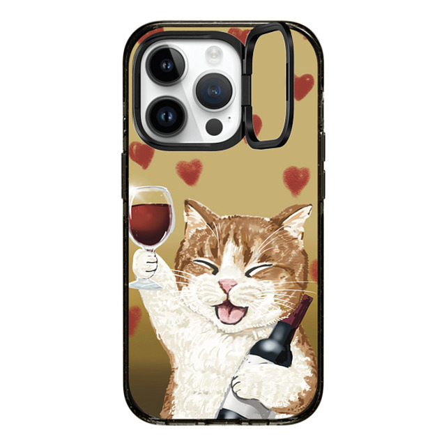 OniTatu99 x CASETiFY iPhone 14 Pro Case Cat,Animal Black インパクトリングスタンドケース MagSafe対応 Cheers cat Father's Day OniTatu99 x CASETiFY iPhone 14 Pro Case Cat,Animal Black インパクトリングスタンドケース MagSafe対応 Cheers cat Father's Day
