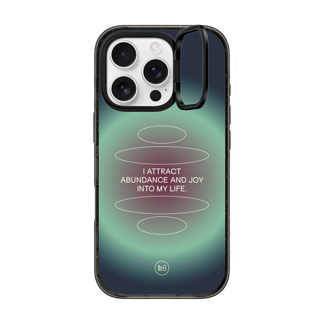 We Are No.8 x CASETiFY iPhone 16 Pro Case Quote Black インパクトリングスタンドケース MagSafe対応 Abundance & Joy by No. 8 Mother's Day We Are No.8 x CASETiFY iPhone 16 Pro Case Quote Black インパクトリングスタンドケース MagSafe対応 Abundance & Joy by No. 8 Mother's Day