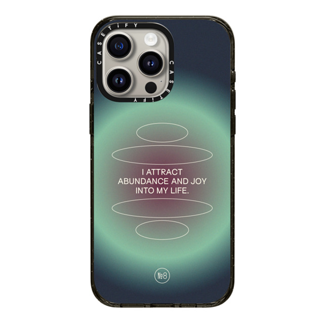 We Are No.8 x CASETiFY iPhone 15 Pro Max Case Quote Black Impact Case MagSafe Compatible Abundance & Joy by No. 8 Mother's Day We Are No.8 x CASETiFY iPhone 15 Pro Max Case Quote Black Impact Case MagSafe Compatible Abundance & Joy by No. 8 Mother's Day
