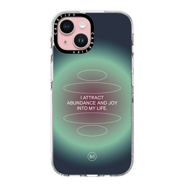 We Are No.8 x CASETiFY iPhone 15 Case Quote Clear Clear Case MagSafe Compatible Abundance & Joy by No. 8 Mother's Day We Are No.8 x CASETiFY iPhone 15 Case Quote Clear Clear Case MagSafe Compatible Abundance & Joy by No. 8 Mother's Day