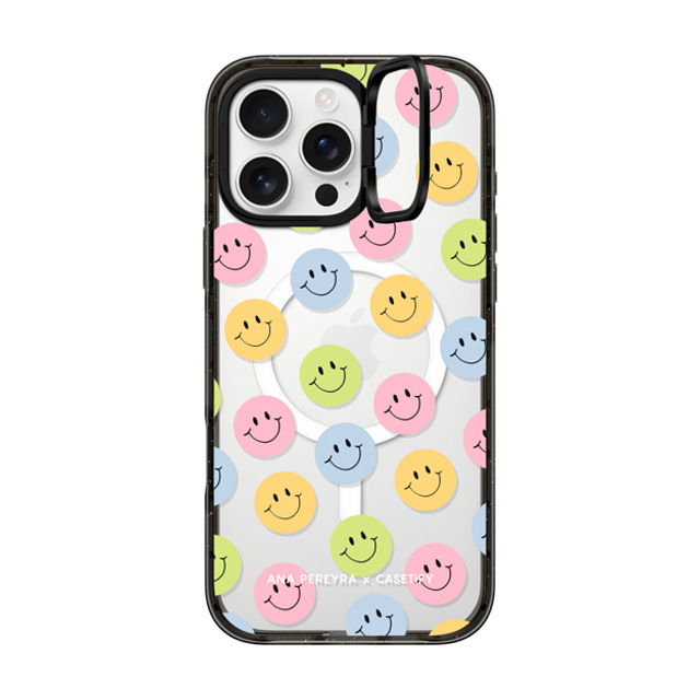 CASETiFY iPhone 16 Pro Max Case Black インパクトリングスタンドケース MagSafe対応 Smiley Faces alpe3191 Back to School CASETiFY iPhone 16 Pro Max Case Black インパクトリングスタンドケース MagSafe対応 Smiley Faces alpe3191 Back to School