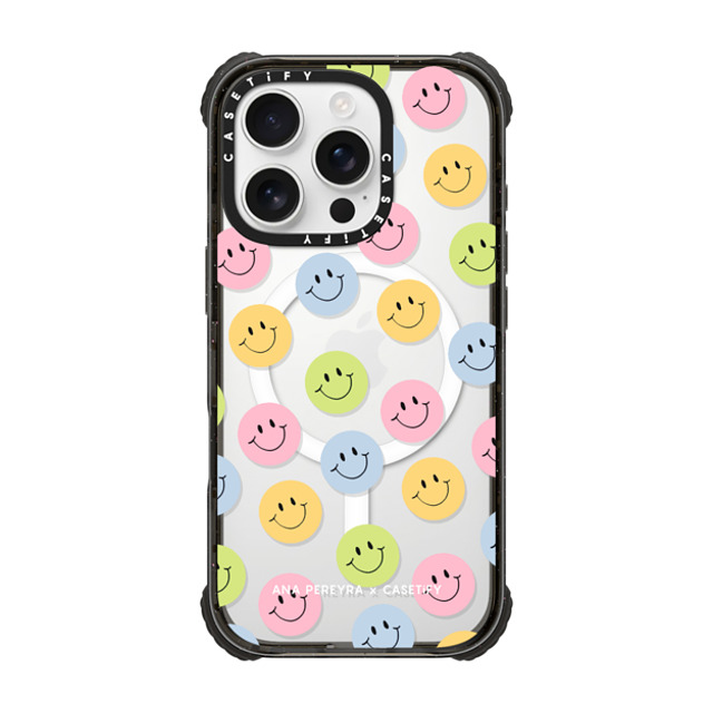 CASETiFY iPhone 16 Pro Case Black ウルトラ インパクトケース MagSafe 対応 Smiley Faces alpe3191 Back to School CASETiFY iPhone 16 Pro Case Black ウルトラ インパクトケース MagSafe 対応 Smiley Faces alpe3191 Back to School