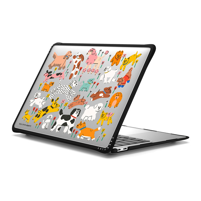 Tess Smith-Roberts x CASETiFY MacBook Air 13-inch (M1 / Intel) Cartoon Black インパクト ケース Dogs Father's Day Tess Smith-Roberts x CASETiFY MacBook Air 13-inch (M1 / Intel) Cartoon Black インパクト ケース Dogs Father's Day