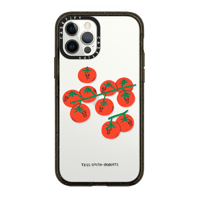 Tess Smith-Roberts x CASETiFY iPhone 12 Pro Case Cartoon Black Impact Case Cherry Tomatoes Father's Day Tess Smith-Roberts x CASETiFY iPhone 12 Pro Case Cartoon Black Impact Case Cherry Tomatoes Father's Day