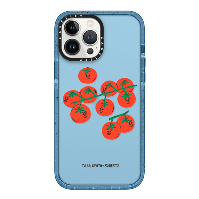 Tess Smith-Roberts x CASETiFY iPhone 13 Pro Max ケース Cartoon ベイビーブルー インパクトケース Cherry Tomatoes Father's Day Tess Smith-Roberts x CASETiFY iPhone 13 Pro Max ケース Cartoon ベイビーブルー インパクトケース Cherry Tomatoes Father's Day