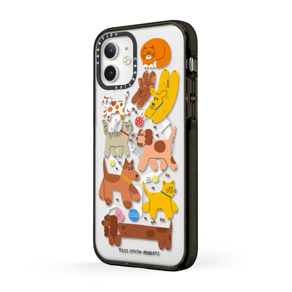 Impact iPhone 12 Case MagSafe Compatible - Cats and Dogs