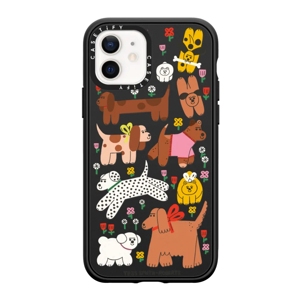 Impact iPhone 12 Case - Dogs in the meadow