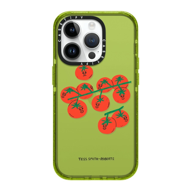 Tess Smith-Roberts x CASETiFY iPhone 14 Pro ケース Kiwi インパクトケース Cherry Tomatoes