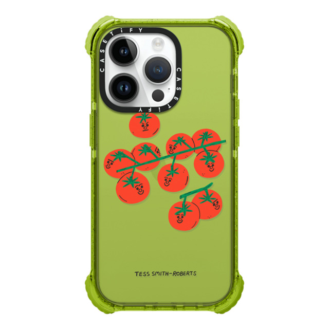 Tess Smith-Roberts x CASETiFY iPhone 14 Pro Case Kiwi ウルトラインパクトケース Cherry Tomatoes Tess Smith-Roberts x CASETiFY iPhone 14 Pro Case Kiwi ウルトラインパクトケース Cherry Tomatoes