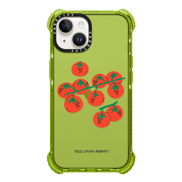 Tess Smith-Roberts x CASETiFY iPhone 14 ケース Kiwi ウルトラインパクトケース Cherry Tomatoes