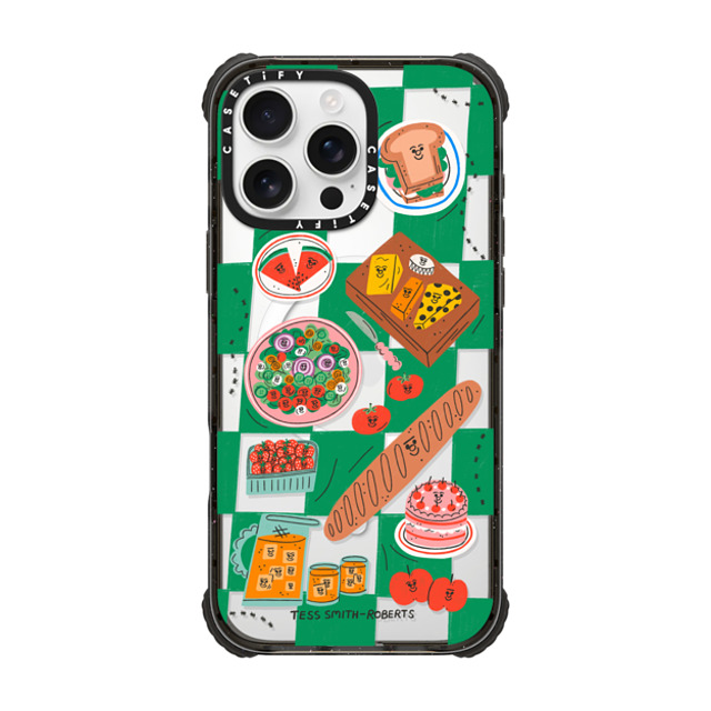 Tess Smith-Roberts x CASETiFY iPhone 16 Pro Max Case Black ウルトラ インパクトケース MagSafe 対応 Picnic Tess Smith-Roberts x CASETiFY iPhone 16 Pro Max Case Black ウルトラ インパクトケース MagSafe 対応 Picnic