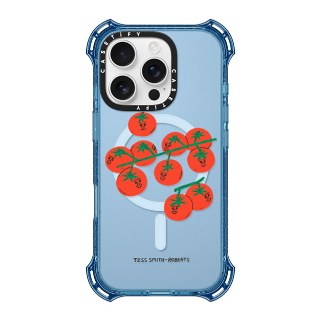 Tess Smith-Roberts x CASETiFY iPhone 16 Pro Case ベイビーブルー バウンスケース Cherry Tomatoes Tess Smith-Roberts x CASETiFY iPhone 16 Pro Case ベイビーブルー バウンスケース Cherry Tomatoes