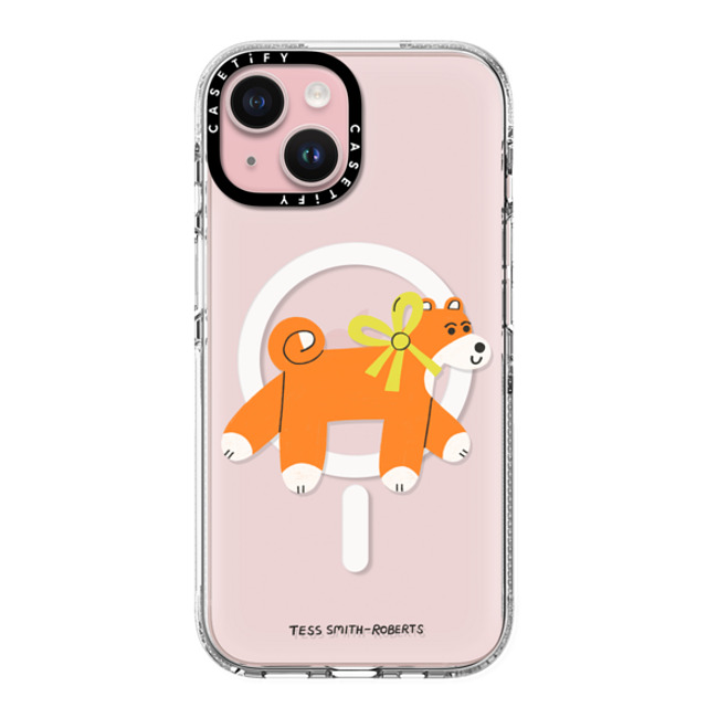 Tess Smith-Roberts x CASETiFY iPhone 15 Case Dog,Animal Clear Clear Case MagSafe Compatible Shiba Mother's Day Tess Smith-Roberts x CASETiFY iPhone 15 Case Dog,Animal Clear Clear Case MagSafe Compatible Shiba Mother's Day