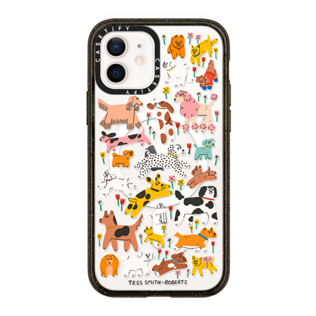 Tess Smith-Roberts x CASETiFY iPhone 12 Case Cartoon Black Impact Case MagSafe Compatible Dogs Mother's Day Tess Smith-Roberts x CASETiFY iPhone 12 Case Cartoon Black Impact Case MagSafe Compatible Dogs Mother's Day