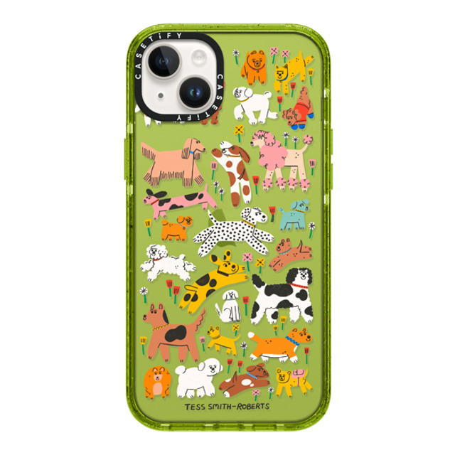 Tess Smith-Roberts x CASETiFY iPhone 14 Plus ケース Kiwi インパクトケース Dogs