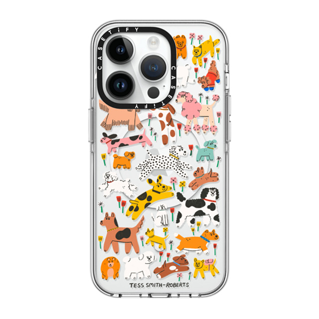 Tess Smith-Roberts x CASETiFY iPhone 14 Pro Case Clear Clear Case MagSafe Compatible Dogs Tess Smith-Roberts x CASETiFY iPhone 14 Pro Case Clear Clear Case MagSafe Compatible Dogs
