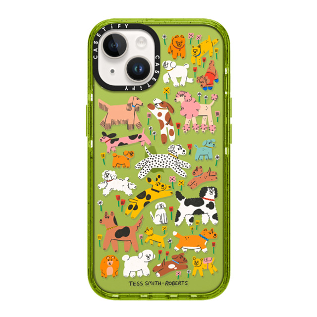 Tess Smith-Roberts x CASETiFY iPhone 14 ケース Kiwi インパクトケース Dogs