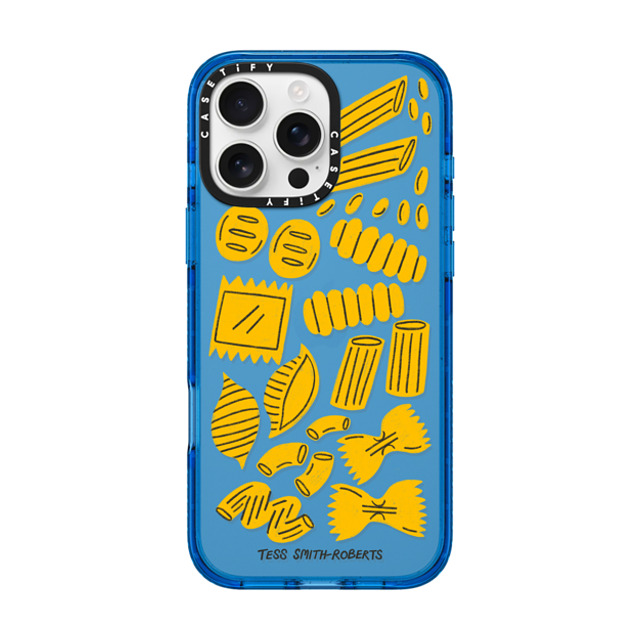 Tess Smith-Roberts x CASETiFY iPhone 16 Pro Max Case スカイブルー Impact Case Pasta by Tess Smith-Roberts Tess Smith-Roberts x CASETiFY iPhone 16 Pro Max Case スカイブルー Impact Case Pasta by Tess Smith-Roberts
