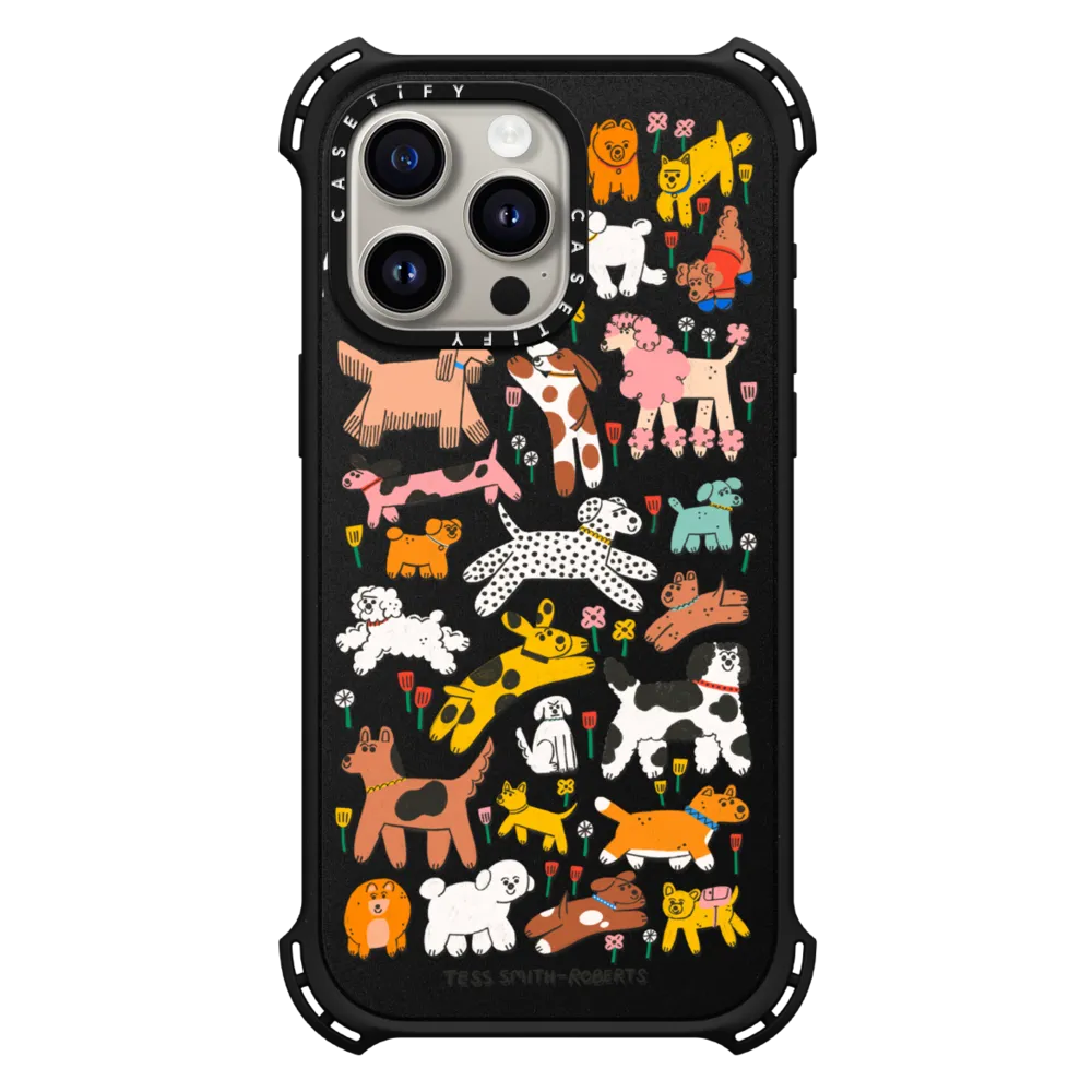 Bounce iPhone 15 Pro Max Case MagSafe Compatible - Dogs